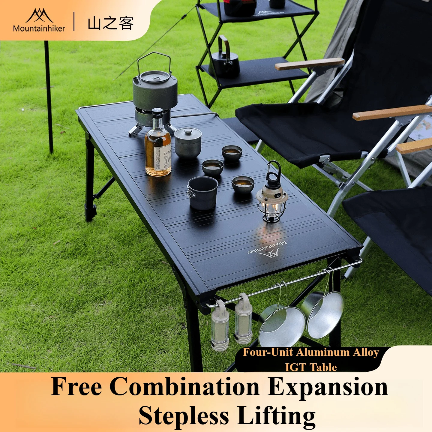 Camping Cooking Table - Mountainhiker Camping ascenseur pliant amovible multi