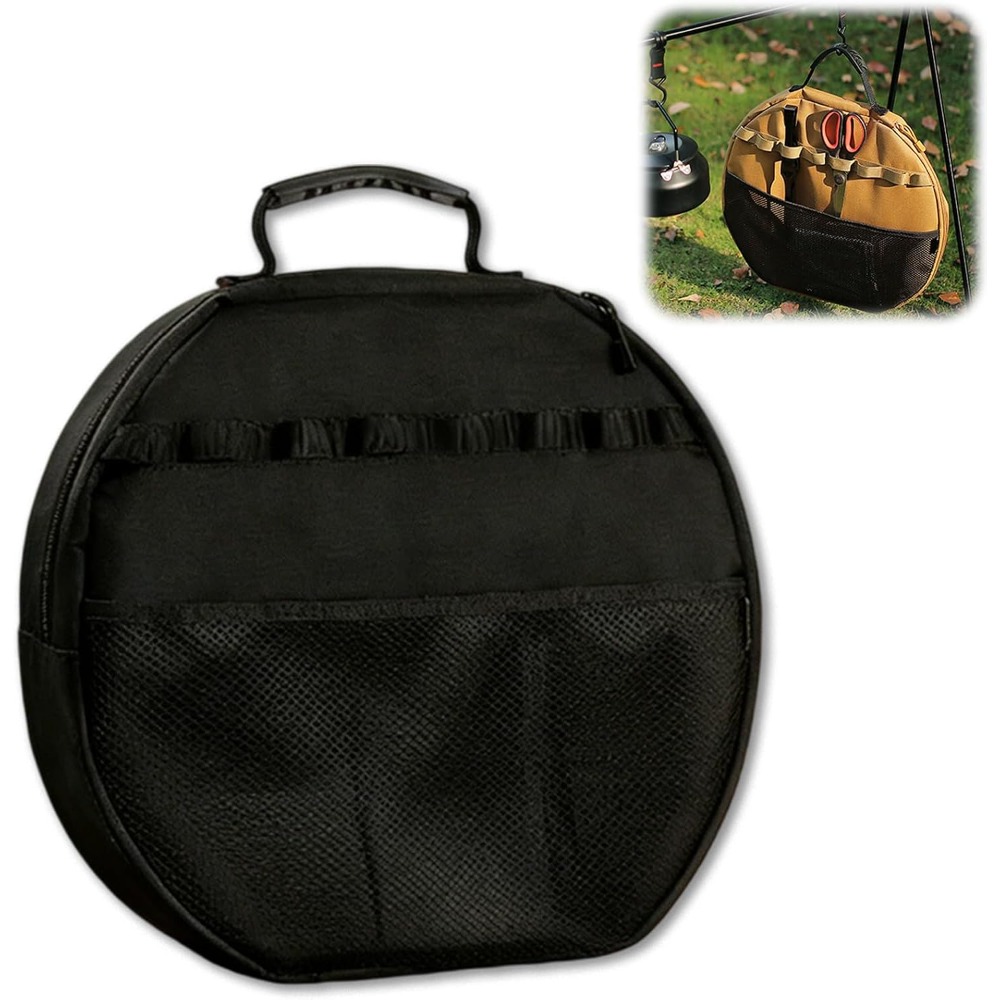 Camping Cooking Organizer - Sac de rangement pour poêle à