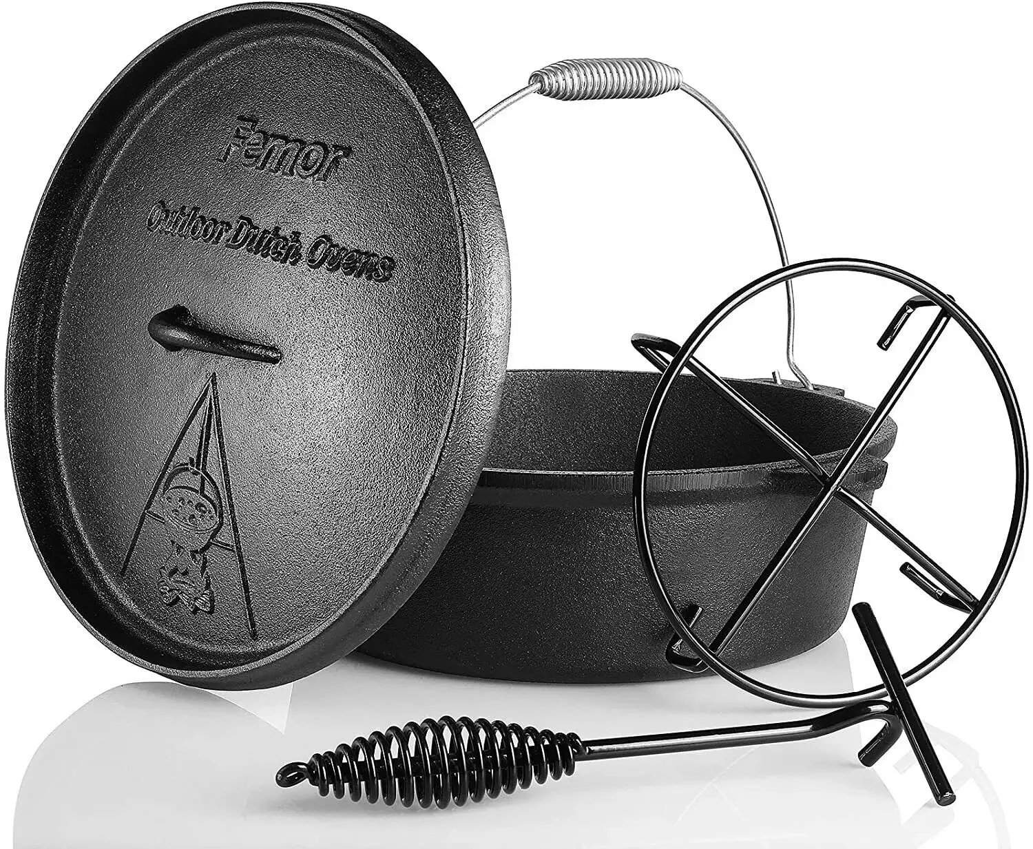 Femor-Casserole en fonte pour  - Camp Dutch Oven Cast avis et prix
