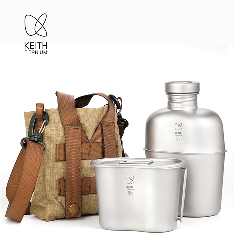 KEITH Kit de cantine en titane - Camping Hiking Cooking avis et prix