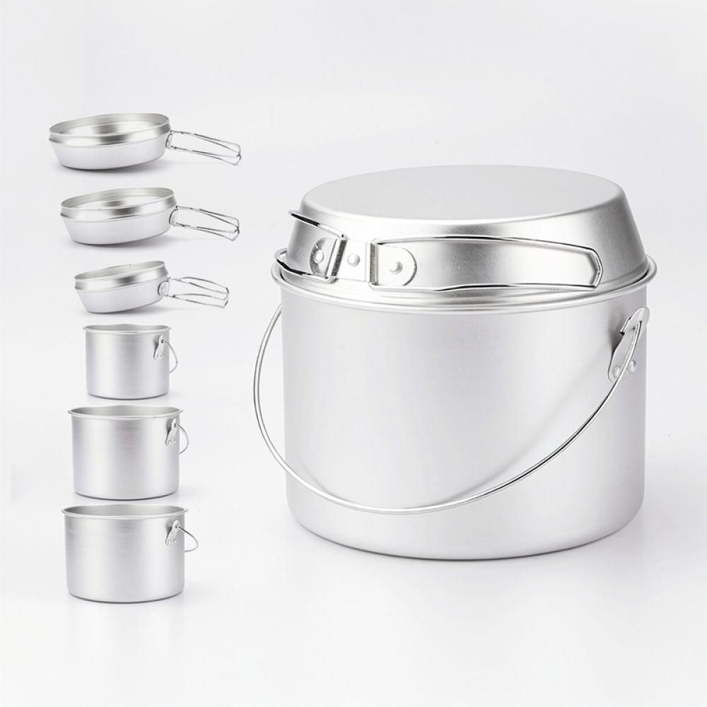 Batterie de cuisine en alumini - Camping Cooking Dining Set avis et prix
